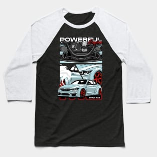 M3 F80 Powerfull Engine Baseball T-Shirt